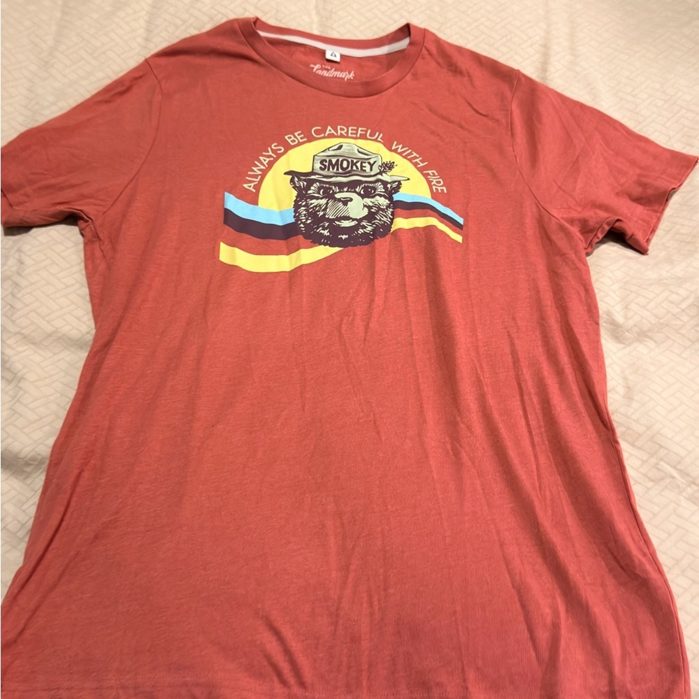 Smokey the Bear Red Graphic T-Shirt